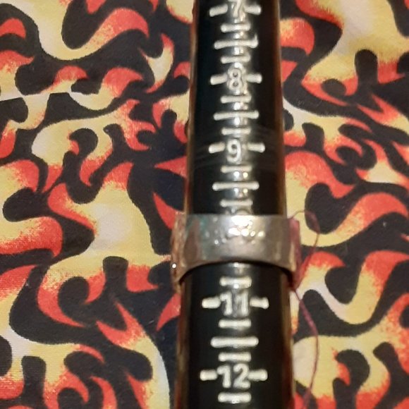 Sugar Skull Ring Sz 10 1/2 - Picture 4 of 4